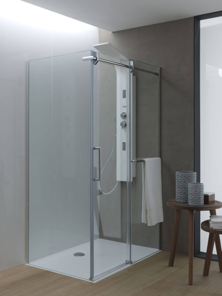 Душевой уголок Kolpa San Virgo TK 140х90 профиль хром, стекло прозрачное Душевой уголок Kolpa San Virgo TK 140х90 профиль хром, стекло прозрачное