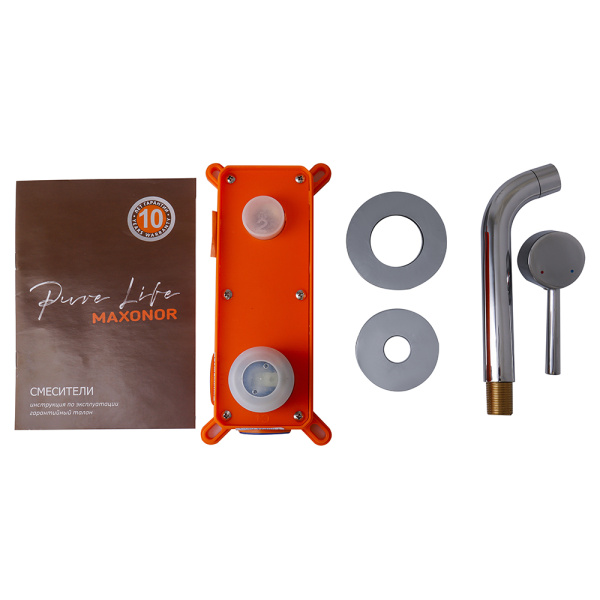 Смеситель для раковины Maxonor Superior PL7387 хром Смеситель для раковины Maxonor Superior PL7387 хром