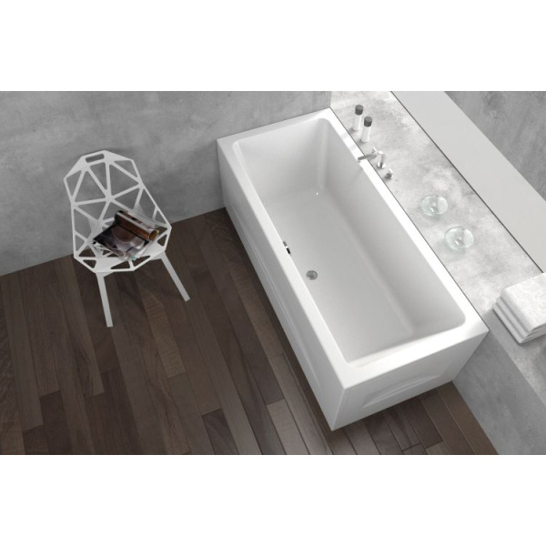 Акриловая ванна Kolpa-San Elektra 180х80 белая с каркасом, экранами и сливом-переливом