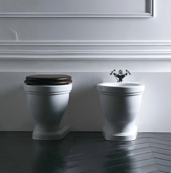 Биде напольное Galassia Ethos 8438M белое Биде напольное Galassia Ethos 8438M белое