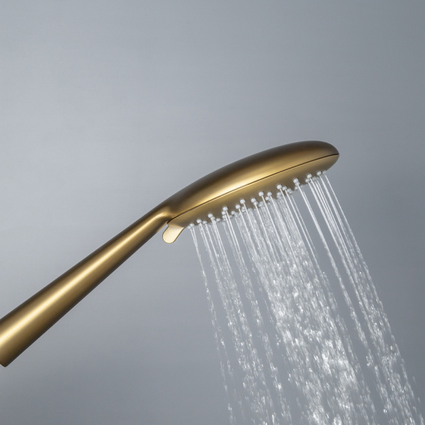 Душевой комплект AVS Termo 4в1 круглый, брашированное золото Душевой комплект AVS Termo 4в1 круглый, брашированное золото