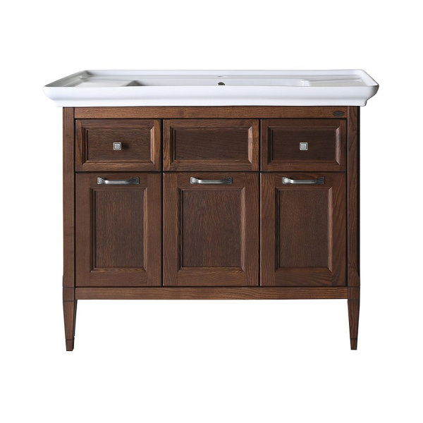 Тумба с раковиной ASB-Woodline Гранда 105 антикварный орех Тумба с раковиной ASB-Woodline Гранда 105 антикварный орех