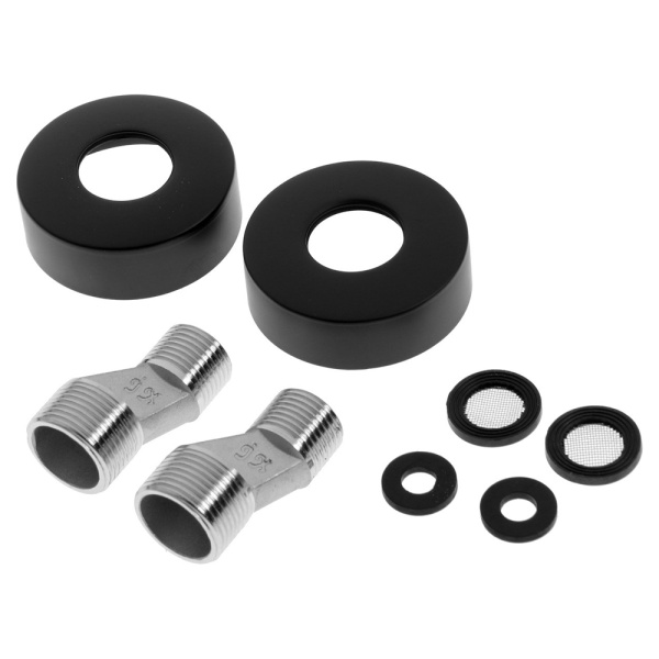 Смеситель для ванны с душем Accoona H129F A63129F черный Смеситель для ванны с душем Accoona H129F A63129F черный