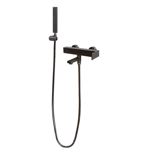 Смеситель для ванны с душем AVS Cube оружейная сталь Смеситель для ванны с душем AVS Cube оружейная сталь