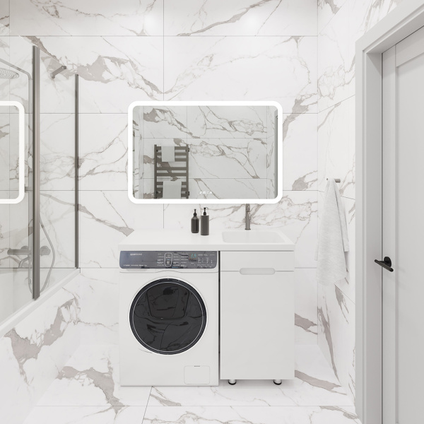 Раковина AVS Прима 110x48 R, белая Раковина AVS Прима 110x48 R, белая