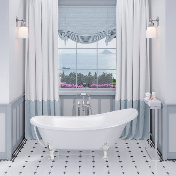 Ванна из искусственного камня Aqua de Marco Edelweiss 170x80 белая с белыми ножками Ванна из искусственного камня Aqua de Marco Edelweiss 170x80 белая с белыми ножками