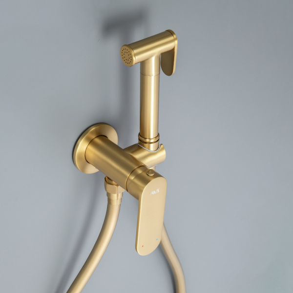 Гигиенический душ со смесителем AVS Beauty брашированное золото Гигиенический душ со смесителем AVS Beauty брашированное золото
