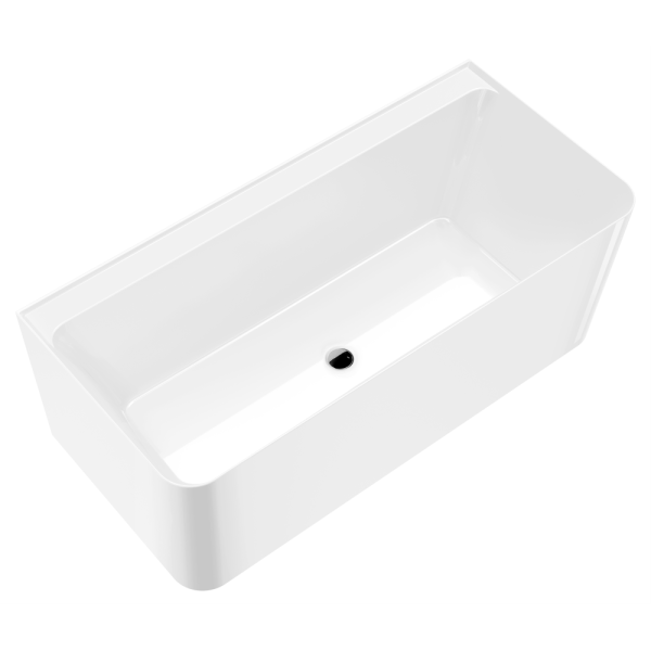 Акриловая ванна AVS Сканди 160x75 белая с донным клапаном Акриловая ванна AVS Сканди 160x75 белая с донным клапаном