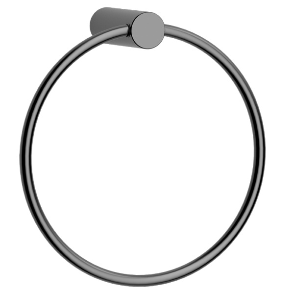 Полотенцедержатель AVS Slimmer, оружейная сталь, кольцо Полотенцедержатель AVS Slimmer, оружейная сталь, кольцо