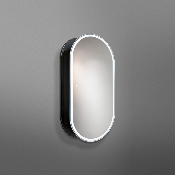 Зеркальный шкаф 50x100 AVS 815-SH/B/5001000/LED/S/Р Зеркальный шкаф 50x100 AVS 815-SH/B/5001000/LED/S/Р