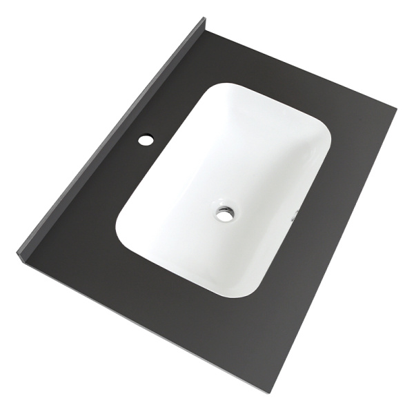 Раковина мебельная AVS Шарм 80x56 белая/черная Раковина мебельная AVS Шарм 80x56 белая/черная