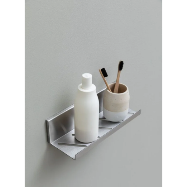 Полка Aquanet Магнум Н 334113 брашированная сталь Полка Aquanet Магнум Н 334113 брашированная сталь