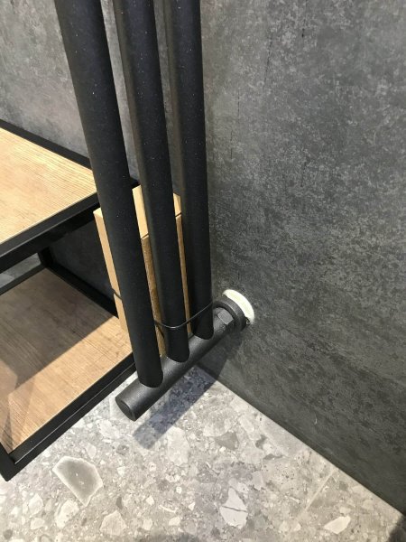 Полотенцесушитель водяной Сунержа Хорда 10х185 темный титан муар Полотенцесушитель водяной Сунержа Хорда 10х185 темный титан муар