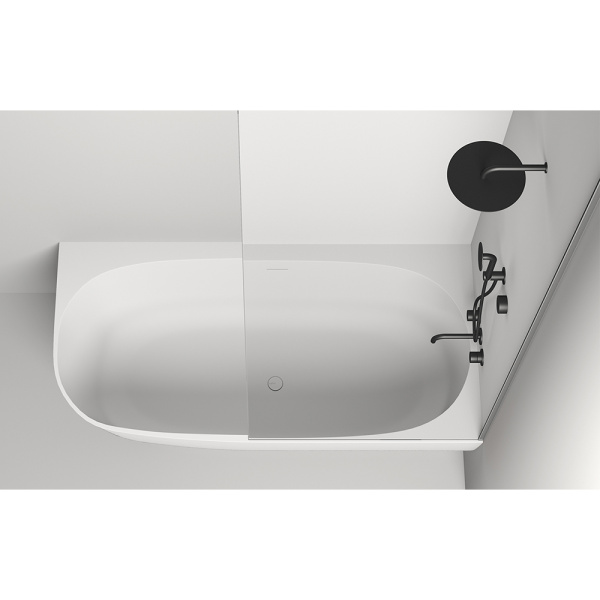 Ванна из искусственного камня Salini Sofia Corner S-Sense 170x85 R белая Ванна из искусственного камня Salini Sofia Corner S-Sense 170x85 R белая