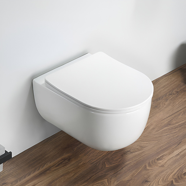 Унитаз подвесной AVS Диапазон безободковый, белый Унитаз подвесной AVS Диапазон безободковый, белый