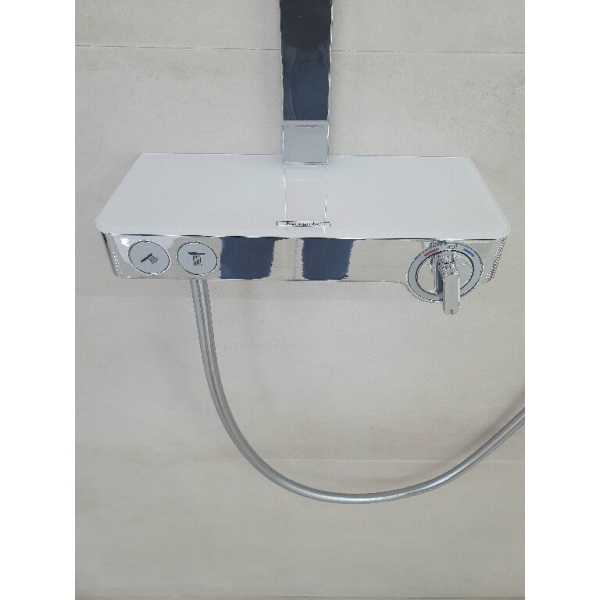 Душевая стойка Hansgrohe Raindance E 27288400 белый/хром Душевая стойка Hansgrohe Raindance E 27288400 белый/хром