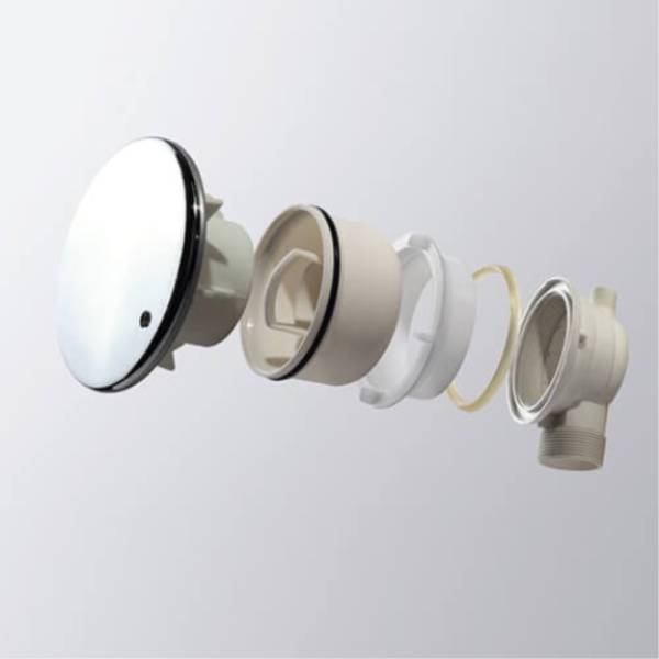 Поддон для душа Cezares Tray 100x100 белый, четверть круга, акрил, с сифоном