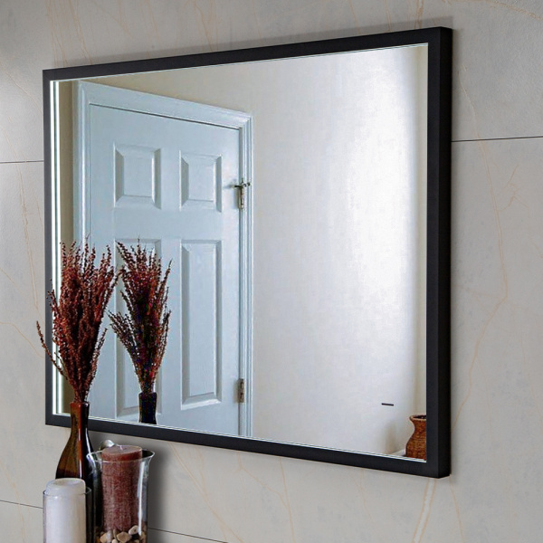 Зеркало с подсветкой AVS Мичиган 60x80 см, черное Зеркало с подсветкой AVS Мичиган 60x80 см, черное