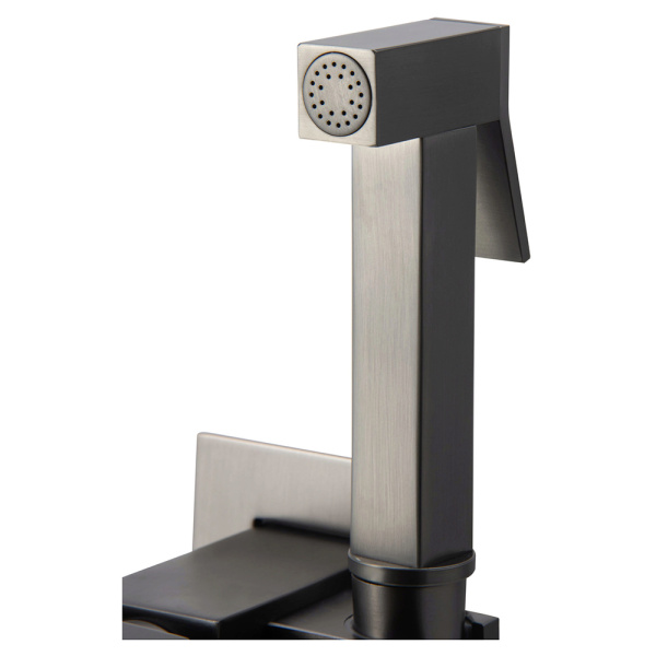 Гигиенический душ со смесителем Maxonor PL6504-9 оружейная сталь Гигиенический душ со смесителем Maxonor PL6504-9 оружейная сталь