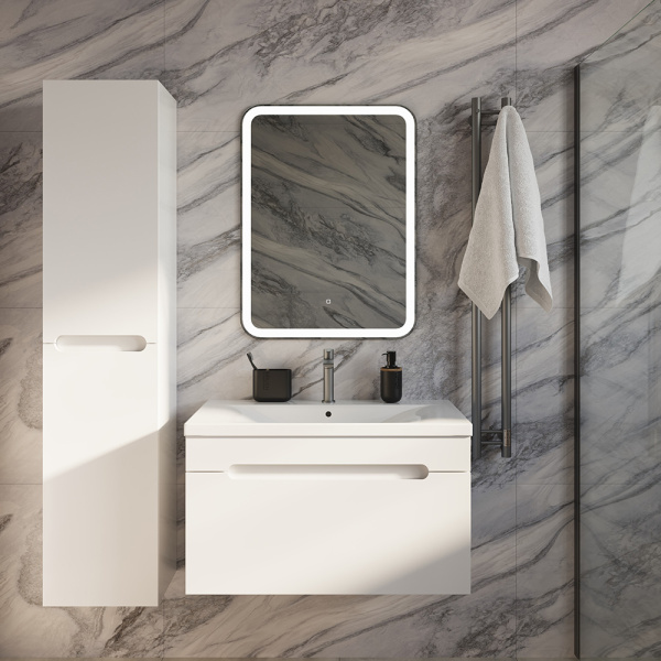 Шкаф-пенал AVS Эстель 35x160 белый Шкаф-пенал AVS Эстель 35x160 белый