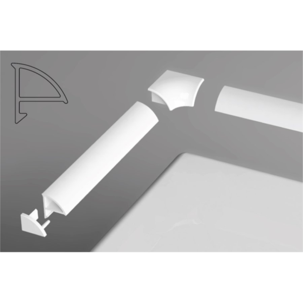 Бордюр Ravak XB442000001 200 белый Бордюр Ravak XB442000001 200 белый