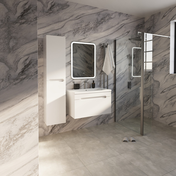 Шкаф-пенал AVS Эстель 35x160 белый Шкаф-пенал AVS Эстель 35x160 белый