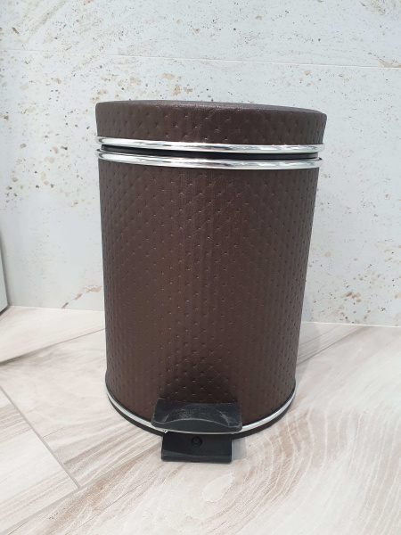 Ведро для мусора AVS шоколад 5 л
