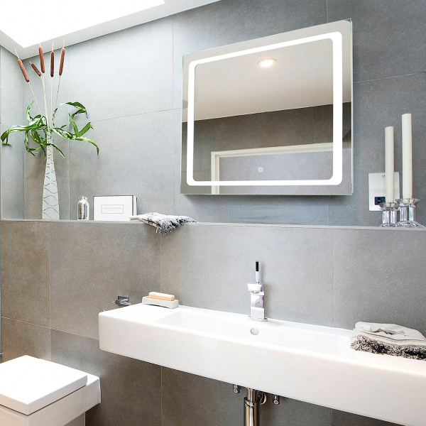 Зеркало с подсветкой AVS Ванер 80x60 см Зеркало с подсветкой AVS Ванер 80x60 см