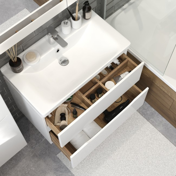 Тумба с раковиной Briz Сити 232 03-18070Н 70 см Тумба с раковиной Briz Сити 232 03-18070Н 70 см