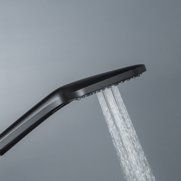 Душевая лейка AVS Cube черный матовый Душевая лейка AVS Cube черный матовый