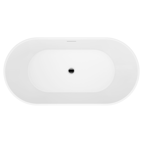Акриловая ванна AVS Олимпия 170x75 белая c донным клапаном